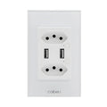 Interruptor Inteligente Tuya Compatível Alexa, Smart Switch com Neutro, APP e WiFi por Toque,