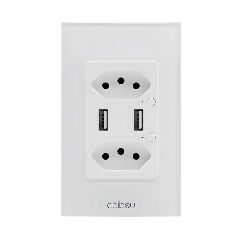 Interruptor Inteligente Tuya Compatível Alexa, Smart Switch com Neutro, APP e WiFi por Toque,