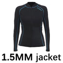 Jaqueta Térmica de Mergulho, Surf, Pesca Manga Longa Masculina ou Feminina DEMMET 1,5mm/3mm de Neoprene