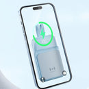 Carregador portátil Magsafe de 10000mAh para celular, bateria externa com indução, mini saída universal, 2 cabos