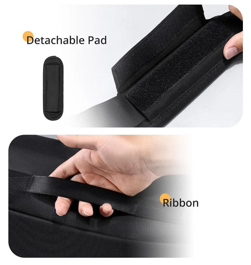 Bolsa tiracolo Ulanzi BC08 com capacidade de 9L, à prova de respingos, universal, para fotografia, bolsa transversal para câmera DSLR, organizador de viagens ao ar livre