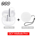 Fones de ouvido sem fio QCY HT10 AilyBuds Pro+ com cancelamento de ruído ativo (ANC), áudio de alta resolução com LDAC, Bluetooth 5.3, 6 microfones, IA para chamadas em HD e conexão multiponto.