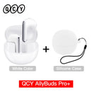 Fones de ouvido sem fio QCY HT10 AilyBuds Pro+ com cancelamento de ruído ativo (ANC), áudio de alta resolução com LDAC, Bluetooth 5.3, 6 microfones, IA para chamadas em HD e conexão multiponto.