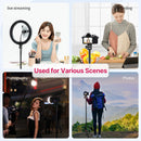 Ulanzi MT-79 2M Tripé Universal Portátil Suporte de Lâmpada de Liga de Alumínio LT028 Luz de Preenchimento Câmera Leve Câmera de Ação