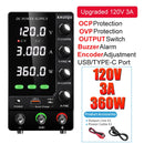 Fonte de alimentação com display digital ajustável Mini fontes de alimentação de laboratório Regulador de tensão 60V 5A 120V 3A 32V 6A KUAIQU 30V 10A DC