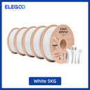 Filamento ELEGOO RAPID PLA+ de 1,75 mm, filamento para impressora 3D, suporta velocidade de impressão de 30-600 mm/s, compatível com a maioria das impressoras 3D FDM