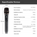 Microfone sem fio karaokê profissional Sennheiser