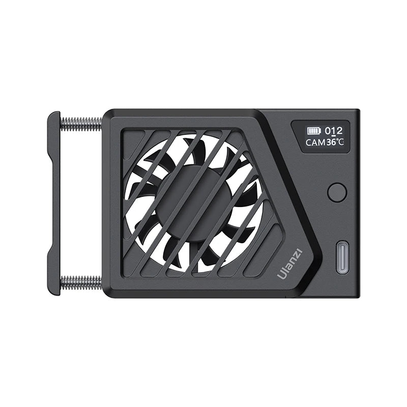Sistema de resfriamento de câmera Ulanzi CA25 Nova versão Dissipador de calor Ventilador de resfriamento para Sony Canon FUJIFILM Nikon ZV-E1 FX30 A7M4 R8 R7 R6 XT4