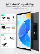 Monitor portátil UPERFECT de 15,6" HDR 1080P IPS com entradas industriais VESA HDMI VGA DVI, taxa de contraste de 2000:1 e tela sensível ao toque IPS.