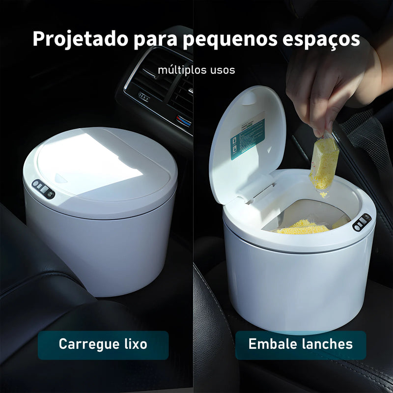 lixeira com sensor automático e inteligente de 3 litros