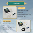 Fones de ouvido Kinera Celest Wyvern pretos com cabo e microfone, envio de IEMs brasileiros, fones de ouvido com fio Hi-Fi para jogos, para presente