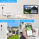 Gravador de vídeo em rede Smart Wifi NVR 8CH 5MP H.265 para sistema de segurança sem fio com suporte para detecção facial Onvif HDD 2,5'' ICsee APP