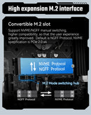 Placa-mãe MACHINIST H61 M.2 NVME PCIEx16 DVI com suporte para memória RAM DDR3 de canal duplo e processadores Intel Core de 2ª/3ª geração, soquete LGA1151, para PC desktop.