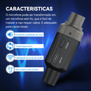 Sistema de microfone sem fio AROMA ARC2 com transmissor e receptor XLR para microfones dinâmicos/harmônicos, sistemas de PA, mesas de mixagem e câmeras DSLR.