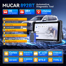 Scanner OBD2 Automotivo MUCAR 892BT CANFD DOIP Teste Completo do Atuador do Sistema 35 Reset IMMO DPF OIL Ferramenta de Diagnóstico Automotivo Gratuita para Toda a Vida