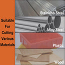 8 peças/conjunto de brocas de 16-35 mm para serra copo TCT de metal com ponta de carboneto e broca de núcleo de metal com caixa