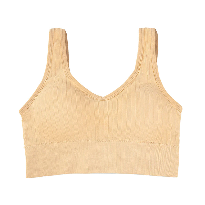 Academia, Roupas de ginástica femininas, Sutiãs esportivos, Sutiãs femininos sem costura, sem bojo, Brasil