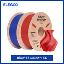 Filamento ELEGOO RAPID PLA+ de 1,75 mm, filamento para impressora 3D, suporta velocidade de impressão de 30-600 mm/s, compatível com a maioria das impressoras 3D FDM