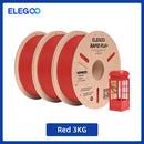 Filamento ELEGOO RAPID PLA+ de 1,75 mm, filamento para impressora 3D, suporta velocidade de impressão de 30-600 mm/s, compatível com a maioria das impressoras 3D FDM