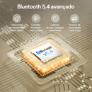 Fones de ouvido sem fio QCY H3 ANC Bluetooth 5.4 com áudio de alta resolução e cancelamento de ruído ativo híbrido de 43 dB 60H