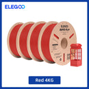 Filamento ELEGOO RAPID PLA+ de 1,75 mm, filamento para impressora 3D, suporta velocidade de impressão de 30-600 mm/s, compatível com a maioria das impressoras 3D FDM