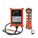 Controle remoto industrial HENJEL H106 com 6 botões para guincho hidráulico, à prova d'água.