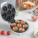 Mini máquina elétrica para fazer donuts e rosquinhas com 7 furos nas voltagens 110V e 220V com potencia de 1200W, utensílio de cozinha, Confeitaria, Culinária e doceria