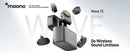 Maono Wave T5 Microfone de lapela sem fio Noise Cancellation for Video Recording Streaming fit for Phones Camera