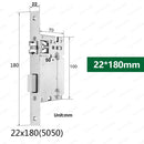 Fechadura elétrica de porta com impressão digital Bluetooth RAYKUBE F7 TT, versão com voz em português/inglês e alça maior