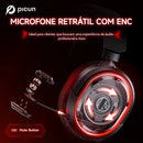 Picun G2 2.4G Wireless Gaming Headset Bluetooth Headphones 5ms Low Latency 7.1 Surround ENC Mic For PC PS4 PS5 Phone Switch