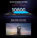 IIIF150 B3 PRO, CPU: MT6877TT, tela de 6,6 polegadas com taxa de atualização de 120Hz, 5G, bateria de 10800mAh, smartphone à prova de três fatores, 16GB ou 512GB de armazenamento, Android 14, NFC.