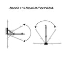 Braço de lança SH Heavy Wall Mount para estúdio fotográfico, luzes estroboscópicas de vídeo, comprimento máximo de 100 cm, rotação horizontal e vertical