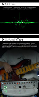 M-VAVE Yuimer KPTPRO 2025 NOVO Pedal de Efeitos para Guitarra TANK G Atualizado para Guitarra e Baixo Multiefeitos, Tank G, TANK B, TANK MINI