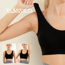 2 Pieces Seamless Sports Bra Breathable Push Up Shockproof Women Cropped Top Sports Bra Sports Underwear