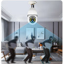 câmera com Canhão de luz de alta definição 1080P, WIFI, visão noturna, celular, monitoramento remoto, máquina de agitação, rotação de 360 níveis