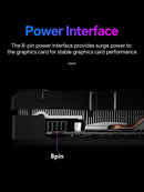 JIESHUO Original Radeon RX750, RX580, RX590 8GB Placa de Vídeo 256Bit 2048SP GDDR5 Memória Placa de Videogame PCIE3.0x16 DVI DP para Computador Desktop