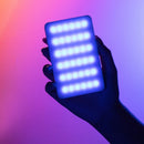 Luz de vídeo Ulanzi VL120 RGB branca de cor total, 2500K-9000K, LED para fotografia, luz de preenchimento para câmera, luz para vlog ao vivo, luz de preenchimento ajustável.