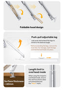 Tripé para celular Ulanzi TT88 de 1,44 m com braçadeira magnética e extensão remota sem fio para transmissão ao vivo e vlog