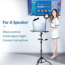 Suporte de tripé para projetor SH - Tripé para laptop com altura ajustável, mesa de apoio para DJ, suporte de mesa para computador ao ar livre para palco ou estúdio