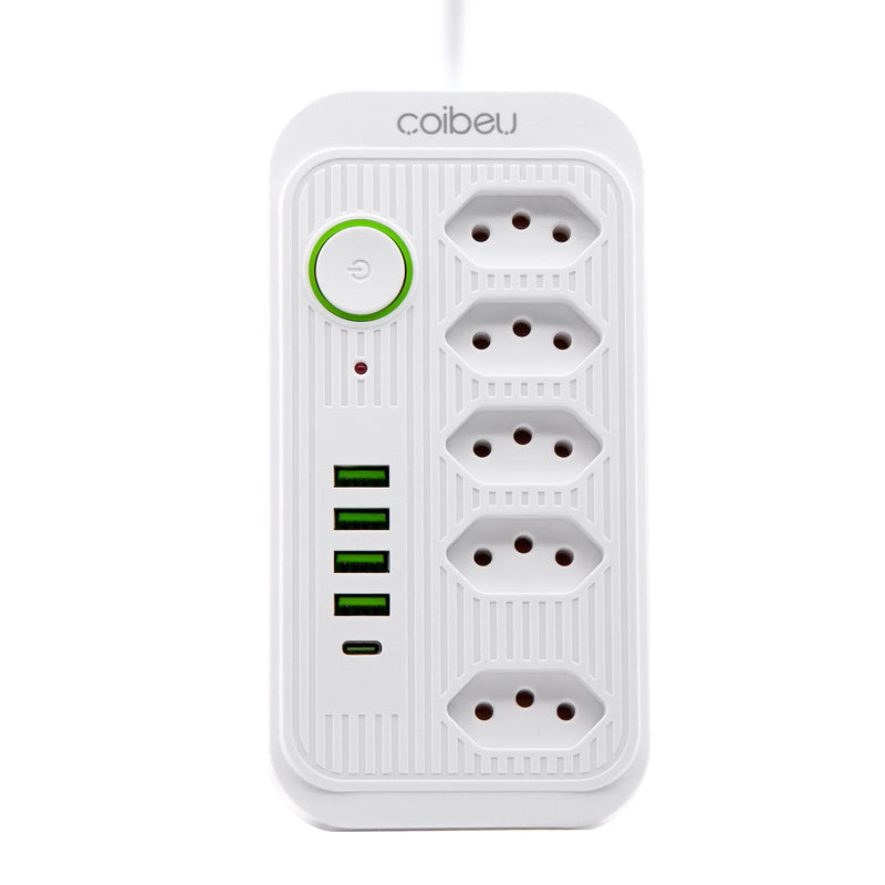 Filtro de Linha extensão com Tomada, universal, USB e Tipo C