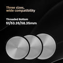 MHW-3BOMBER Compactador de café 51/53,35/58,35 mm 2 molas Compactador de café expresso Base de rosca de aço inoxidável Acessórios para café de barista doméstico