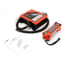 Controle remoto industrial à prova d'água e resistente à poeira para guindaste HENJEL H208 com interruptor de dupla velocidade e controle remoto sem fio de 12 V/24 V CC.