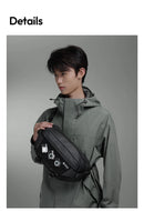 Ulanzi AB02 TAI Bolsa tiracolo para câmera, bolsa casual para viagem, fotografia de rua, bolsa para deslocamento diário, faça você mesmo, personalizável, 9L, grande capacidade