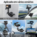 Kit de suporte de carro com ventosa Ulanzi para câmera de ação de celular GoPro Hero Insta360 DJI Magic Arm com rotação flexível e vidro que suga
