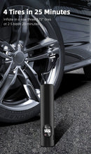 Bomba de ar portátil E-ACE para carro, com bateria de 6000mAh, 12V e 150PSI, sem fio/com fio, para pneus de bicicleta, bolas e motos.