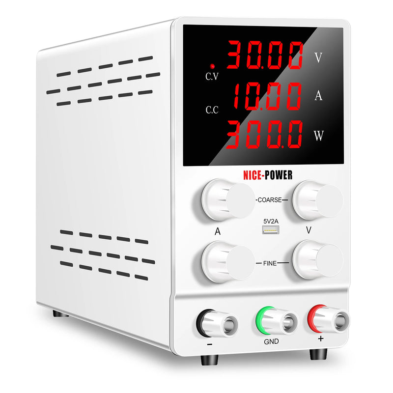 Fonte de alimentação de bancada regulada por CC USB KUAIQU, regulador de tensão ajustável de laboratório de 30 V, 10 A, 5 A, estabilizador de 60 V e 5 A, fonte de alimentação com interruptor