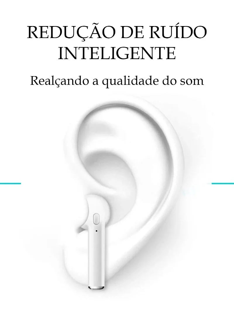 Fones de ouvido sem fio i7S Tws Bluetooth