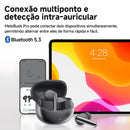 Fones de ouvido QCY MeloBuds Pro ANC Bluetooth 5.3 sem fio 46dB híbrido ANC Hi-Res LDAC fones de ouvido 6 microfones 34h detecção intra-auricular