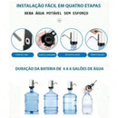 Bomba d'água de mesa com carregamento USB, dispensador automático de água, chaleira portátil, para acampamento ao ar livre