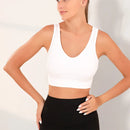 Sutiã esportivo feminino de 3 peças, roupa íntima para academia, roupa íntima feminina, sutiã respirável sem costura